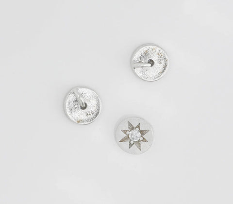 [ 925 Sterling silver ] 925 Silver Intaglio Star Pendant, 1ps