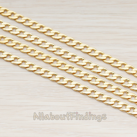 CH.083 // Flat Thick Cable Chain, 1 Meter