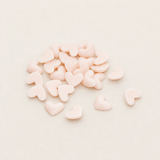 Tiny heart flat back cabochons in various colors