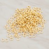 Rose Gold Plated Open Jump Rings, 23 Gauge, 300 Pc (BA.105)