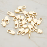 Small Narrow Lobster Clasp, 8 Pc (BA.153)