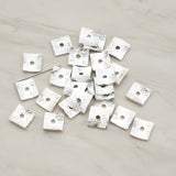Curved Square Spacer Beads, 8 Pc (BA.178)