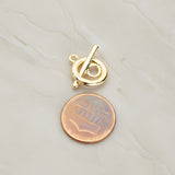 Simple Round Smooth Toggle and Bar Clasp, 1 Set (BA.211)
