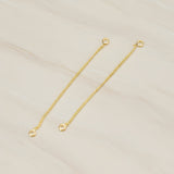 Cable Chain Connector with Double Loop Ends, 2 Pc (BA.272)