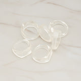 Ring Flat Back Cabochon, 4 Pc (CB.0001)