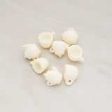 Tea Pot and Cup Flat Back Cabochon, 2 Pc (CB.007)