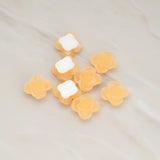 Persimmon Flower Flat Back Cabochon, 6 Pc (CB.010)