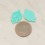 Leaf Flat Back Cabochon, 6 Pc (CB.05)