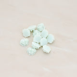 Tiny Rose Flower Flat Back Cabochon, 10 Pc (CB.053)