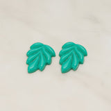 Bubble Leaf Flat Back Cabochon, 6 Pc (CB.06)