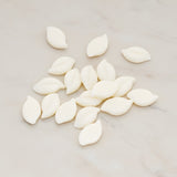 Textured Leaf Flat Back Cabochon, 10 Pc (CB.110)
