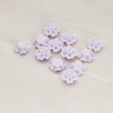 Chrysanthemum Flower Flat Back Cabochon, 6 Pc (CB.138)