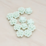 Chrysanthemum Flower Flat Back Cabochon, 6 Pc (CB.138)