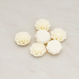 Mum Flower Flat Back Cabochon, 4 Pc (CB.177-04)