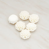 Mum Flower Flat Back Cabochon, 4 Pc (CB.177-04)