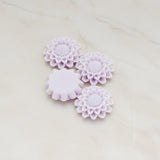Sunflower Flat Back Cabochon, 4 Pc (CB.203-01)