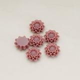 Small Sunflower Flat Back Cabochon, 4 Pc (CB.203-02)