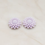 Large Sunflower Flat Back Cabochon, 2 Pc (CB.203)
