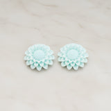 Large Sunflower Flat Back Cabochon, 2 Pc (CB.203)
