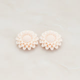 Large Sunflower Flat Back Cabochon, 2 Pc (CB.203)