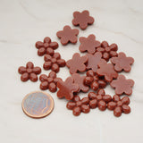 Bubble Flower Flat Back Cabochon, 4 Pc (CB.206)