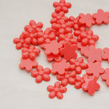 Bubble Flower Flat Back Cabochon, 4 Pc (CB.206)
