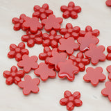 Bubble Flower Flat Back Cabochon, 4 Pc (CB.206)