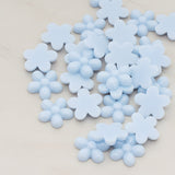 Bubble Flower Flat Back Cabochon, 4 Pc (CB.206)
