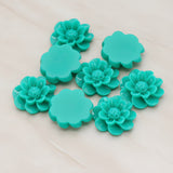 Dandelion Flower Flat Back Cabochon, 4 Pc (CB.213)
