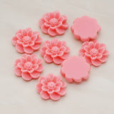 Dandelion Flower Flat Back Cabochon, 4 Pc (CB.213)