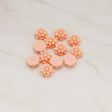 Dandelion Flower Flat Back Cabochon, 6 Pc (CB.501)