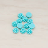 Dandelion Flower Flat Back Cabochon, 6 Pc (CB.501)