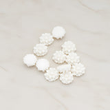Dandelion Flower Flat Back Cabochon, 6 Pc (CB.501)