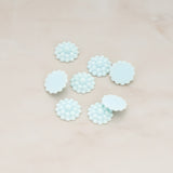 Bubble Flower Flat Back Cabochon, 6 Pc (CB.502)