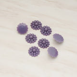 Bubble Flower Flat Back Cabochon, 6 Pc (CB.502)