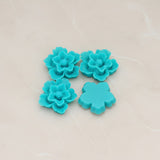 Rose Flower Flat Back Cabochon, 4 Pc (CB.504)