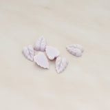 Small Leaf Flat Back Cabochon, 6 Pc (CB.506)