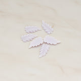Long Leaf Flat Back Cabochon, 6 Pc (CB.507)