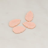 Long Leaf Flat Back Cabochon, 6 Pc (CB.508)