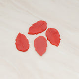 Long Leaf Flat Back Cabochon, 6 Pc (CB.508)