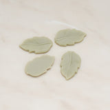Long Leaf Flat Back Cabochon, 6 Pc (CB.508)