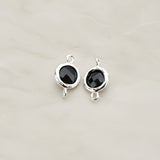 Round Framed Glass Connector, 2 Pc (FS.113)
