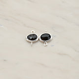 Oval Framed Glass Connector, 2 Pc (FS.125)