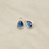 Teardrop Framed Glass Pendant, 2 Pc (FS.129)