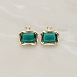 Rounded Rectangle Framed Glass Pendant, 2 Pc (FS.130)