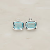 Rounded Rectangle Framed Glass Pendant, 2 Pc (FS.130)