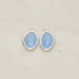 Organic Nugget Framed Glass Pendant, 2 Pc (FS.170)