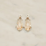 Teardrop Framed Glass Pendant, 2 Pc (FS.248)