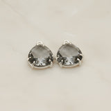 Rounded Triangle Framed Glass Pendant, 2 Pc (FS.253)