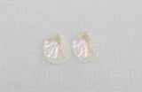 P-SS-1470 // Transparent Jogaby Aurora pendant, Jewelry Supplies, Jewelry Making, Gold Plated, 2PS